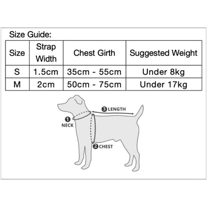Peitoral Impermeável para Cão Neon Paws
