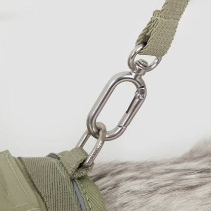 Conjunto de Arnês Estilo Colete para Gato com Bolso para Localizador