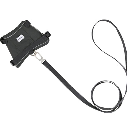 Conjunto de Arnês Estilo Colete para Gato com Bolso para Localizador
