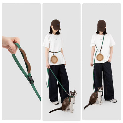 Multi-Way Wear Choke-Free Cat Harness Set