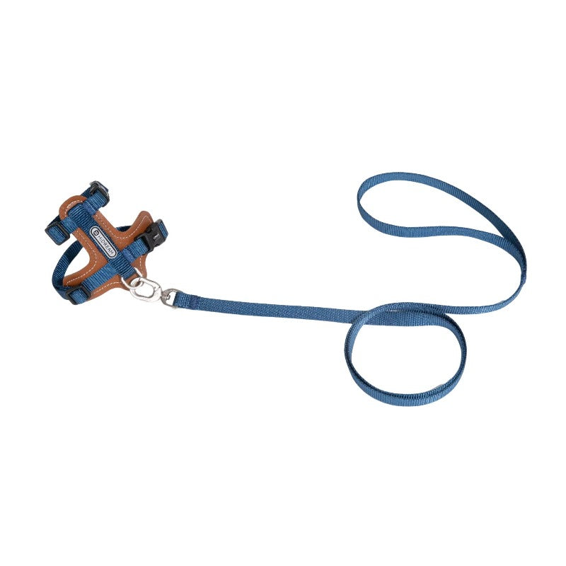 H-Shaped PU Leather Cat Harness Set
