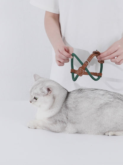 X-Shaped Lightweight Cat Harness Set